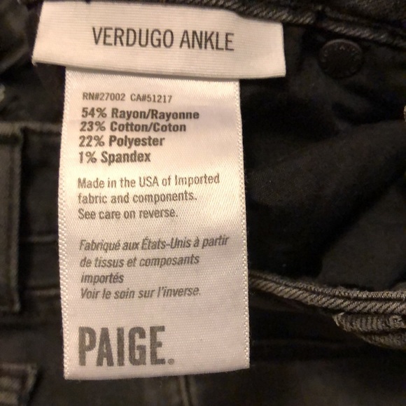 Paige grey verdugo jeans - Picture 6 of 6